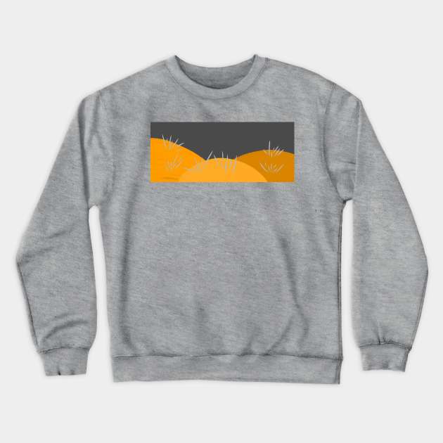 Badlands_Orange Crewneck Sweatshirt by Heavenly_Daddy